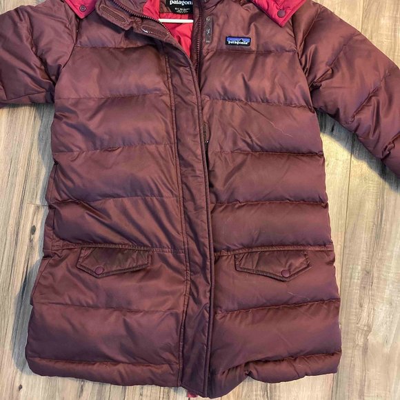 Patagonia Girls Down Parka - Size XL - Picture 2 of 5